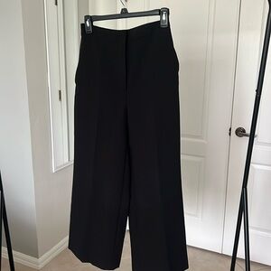 Zara wide leg black pants
